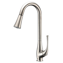 ANZZI KF-AZ042 Singer Brass Pull Down Kitchen Faucet In Polished Chrome