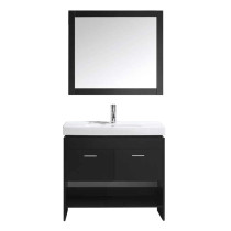 Virtu MS-555-C-ES-010 36" Gloria Espresso Single Sink Bathroom Vanity