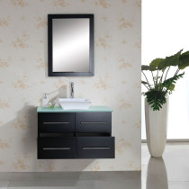 Virtu MS-565-G-ES-001 35" Marsala Espresso Single Sink Bathroom Vanity