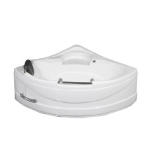 Aston Global MT618 59" x 59" Acrylic Corner Whirlpool Bath Tub in White