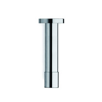 Aquatica PD926CP Solid Brass Ceiling Mounted Small Bathroom Shower Arm In Chrome