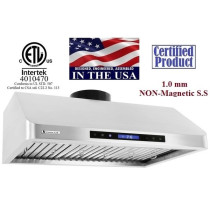 XtremeAir PX10-U36 36 Inch Under Cabinet Mount Range Hood With LED Lights