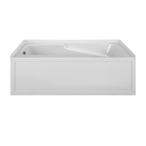Reliance R6032ISW-LH 60 Inch Integral Skirted End Drain Whirlpool Bath