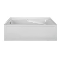 Reliance R6042ISW-LH 60 Inch Integral Skirted End Drain Whirlpool Bath
