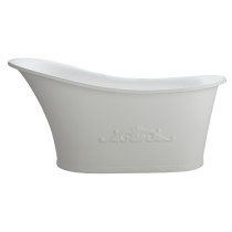 Barclay RTSN59-WH Ayanna Resin Slipper Free Standing Tub In Matte White