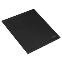 Ruvati RVA1233BWC 17 x 16 inch Black Cutting Board for Ruvati Workstation Sinks.