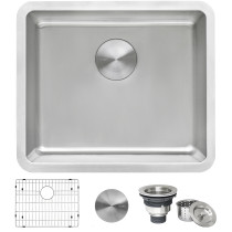 Ruvati RVM5020 20 Inch Bar Prep Kitchen Sink 16 Gauge Stainless Steel