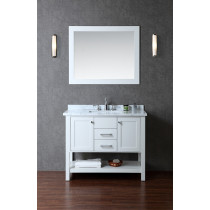 Ariel SCBAY42SCG Bayhill 42" Single-Sink Bathroom Vanity Set in Cloud Grey