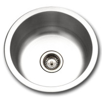 Houzer SCF-1830-1 Hospitality Series Drop In Stainless Steel Round Bar/Prep Sink