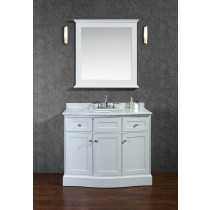 Ariel SCMON42SWH Montauk 42" Single Bathroom Vanity Set in Alpine White