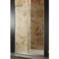 ANZZI SD-AZ03ABH-L Chief Shower Door With Left Side Doors In Brushed Nickel