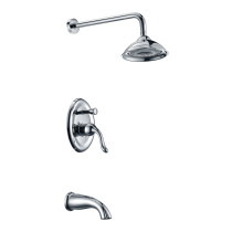 ANZZI SH-AZ036 Assai Series Tub and Shower Faucet System In Polished Chrome