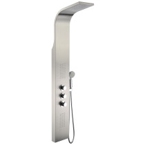 ANZZI SP-AZ024 Arc Wall Mount Shower Panel In Brushed Stainless Steel