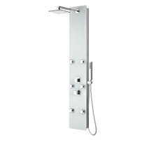 ANZZI SP-AZ029 Rhaus Wall Mount Shower Panel With Spray Wand In White