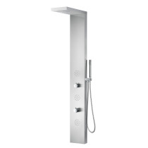 ANZZI SP-AZ039 Brushed Stainless Steel Tundra Shower Panel With Rain Shower