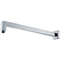 Dawn SRT130100 16" Solid Brass Shower arm and flange in Chrome