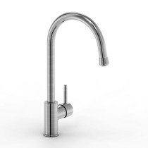 Parmir SSK-712 Solid Stainless Steel Kitchen Faucet with Goose Neck Spout