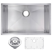 Water Creation SSSG-US-3019A Sink With Drain, Strainer, And Grid Included.