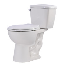 ANZZI T1-AZ063 Cavalier 2 Piece Single Flush Bathroom Toilet In White