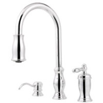 Stainless Steel Price Pfister GT526-TM Pull Down Kitchen Faucet