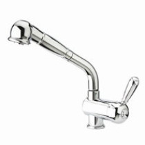 Whitehaus WH64566 Kitchen Faucet With Pull Out Spray