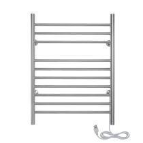 WarmlyYours TW-F10BS-HP Infinity Towel Warmer, Brushed, Dual Connection, 10 Bars