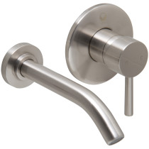 VIGO VG05001BN Olus Single Lever Wall Mount Faucet in Brushed Nickel Finish