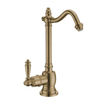 Whitehaus WHFH-H1006-AB Point of Use Instant Hot Water Drinking Faucet with Traditional Spout 