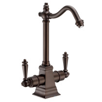 Whitehaus WHFH-HC2011-ORB Oil Rubbed Bronze Instant Hot/Cold Water Faucet with Traditional Spout