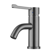 Whitehaus WHS0221-SB-BSS Waterhaus Brushed Stainless Steel Lavatory Faucet