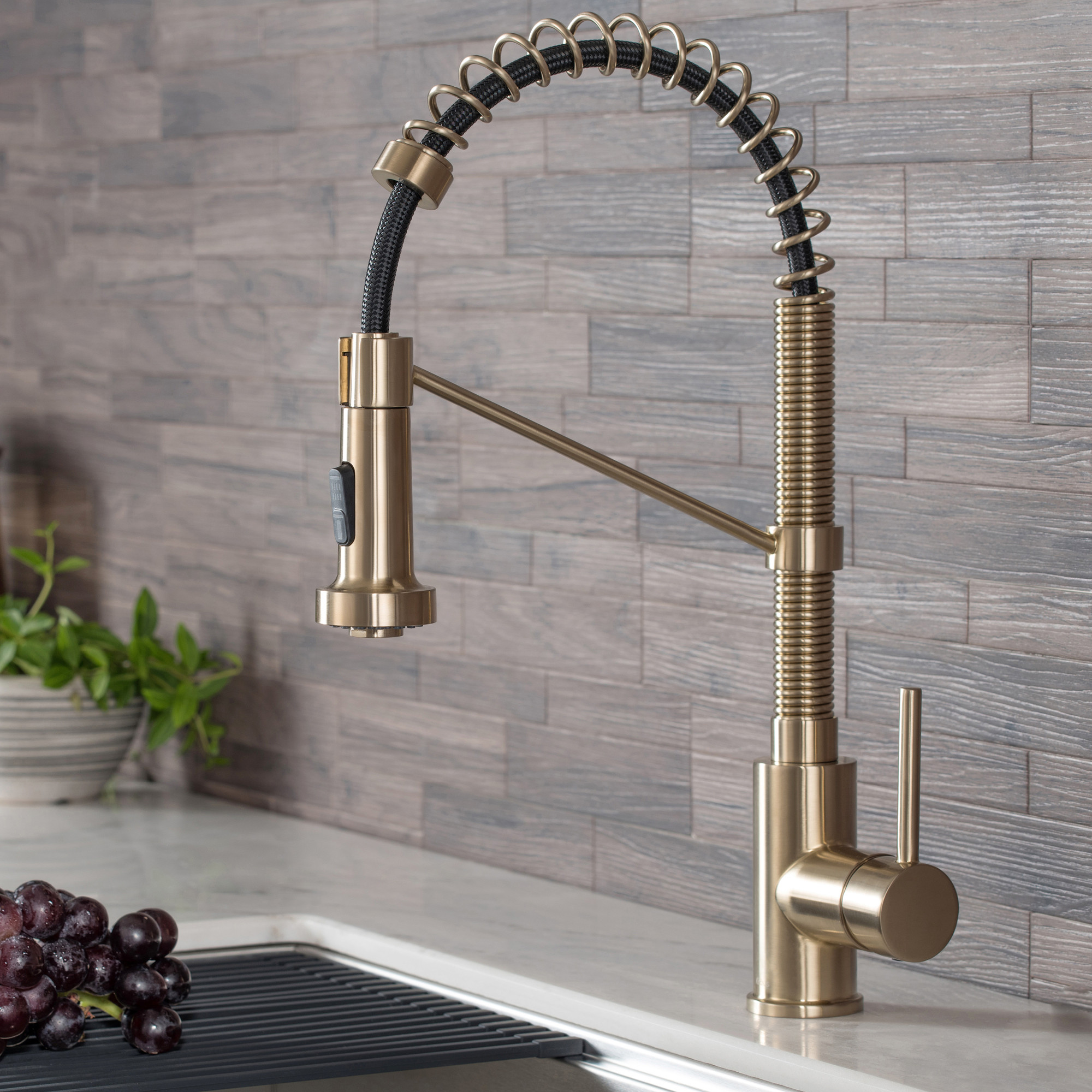 Kraus KPF1610 Bolden™ 18 in. Commercial Style PullDown Kitchen Faucet