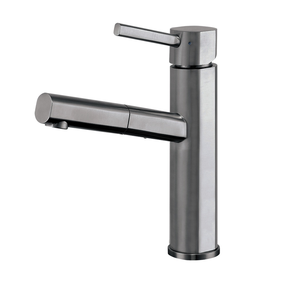 Whitehaus WHS1394-PSK Waterhaus Kitchen Faucet With Pull-out Spray Head